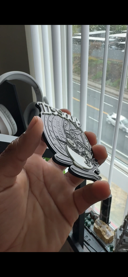 3-D texture custom badges ￼