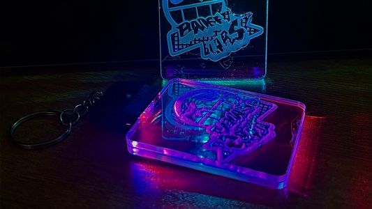 Custom-LED RGB Keychain